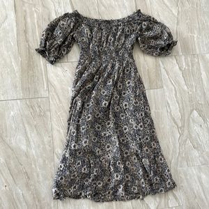 Free people off the shoulder ruffle dress